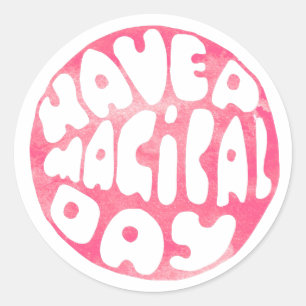 Have a Magical Day - Cute Kids Classic Round Sticker