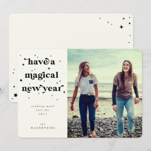 Have A Magical New Year Photo Holiday Card