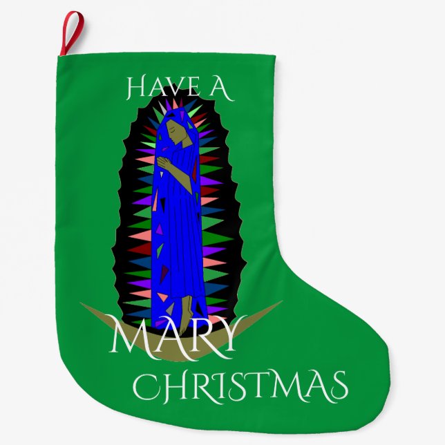 have a mary christmas large christmas stocking (Front)