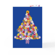 Have a Merry Blooming Christmas Floral Tree