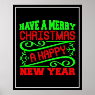 Have A Merry Christmas A Happy New Year-34635 Poster