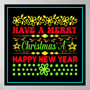 Have A Merry Christmas A Happy New Year-65285 Poster