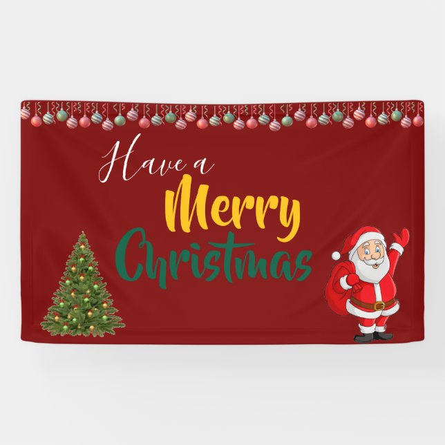 Have a merry christmas  banner (Horizontal)