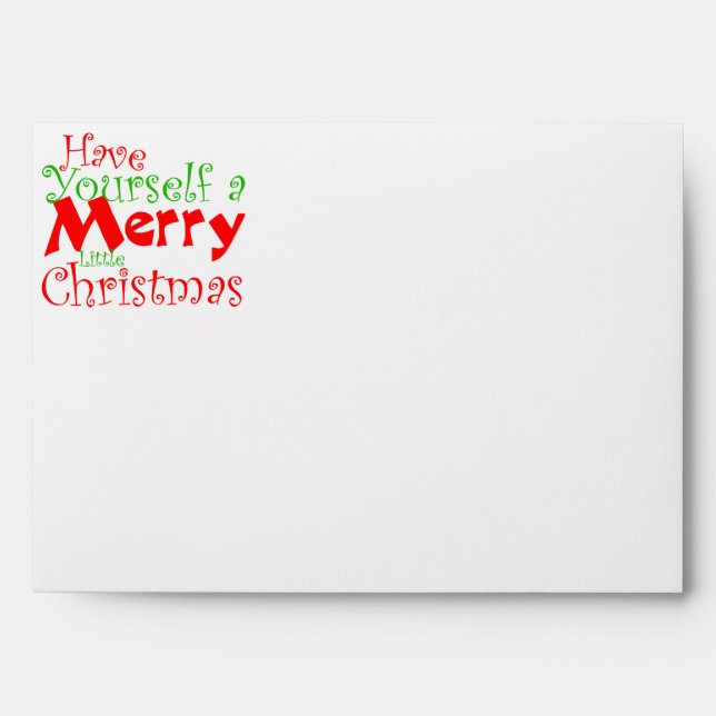 Have a Merry Christmas Holiday Envelopes (Front)