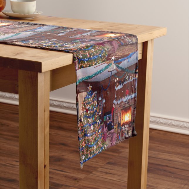 HAVE A MERRY CHRISTMAS  SHORT TABLE RUNNER (In Situ)