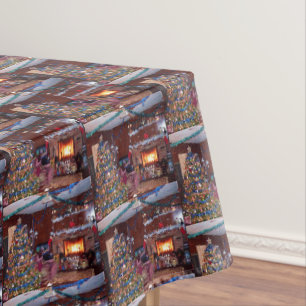 HAVE A MERRY CHRISTMAS TABLECLOTH