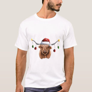 Have a Merry Hielan Coo Christmas T-Shirt