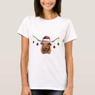 Have a Merry Hielan Coo Christmas T-Shirt