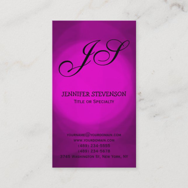 Have a Minimalist Modern Plain Printed Business Card (Front)
