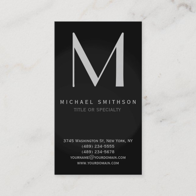 Have a Minimalist Modern Plain Printed Business Card (Front)