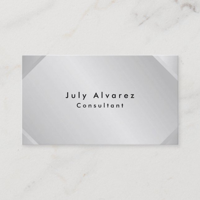 Have a Minimalist Modern Plain Printed Business Card (Front)