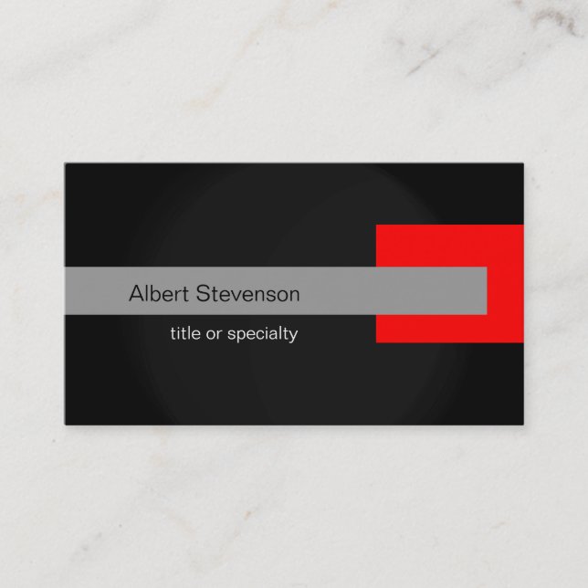 Have a Minimalist Modern Plain Printed Business Card (Front)