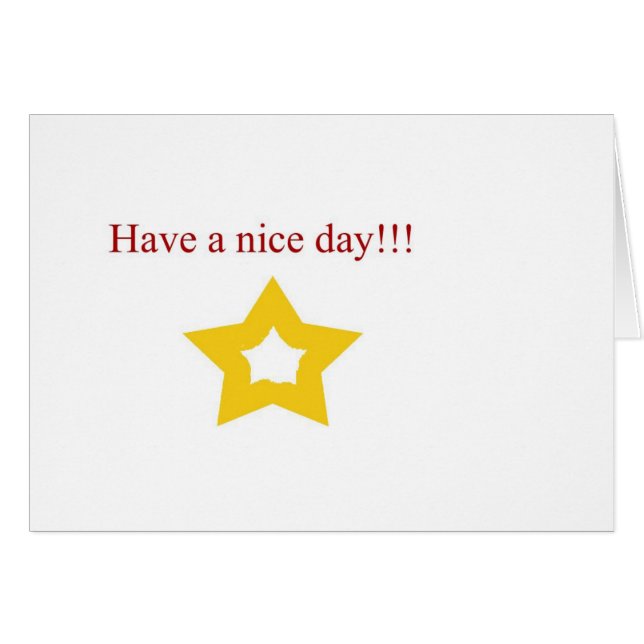 Have a nice day (Front Horizontal)