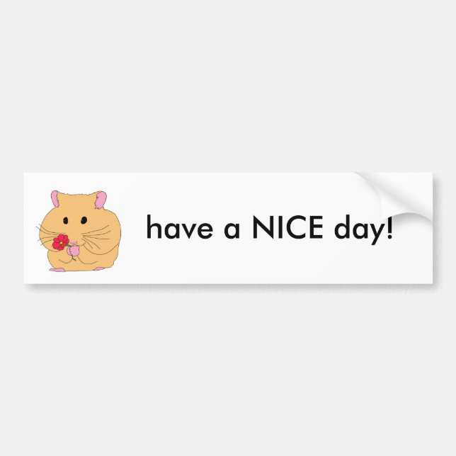 have a nice day 2 bumper sticker (Front)