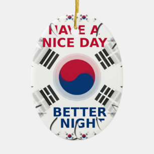 Have a Nice Day & a Better Night Ceramic Tree Decoration