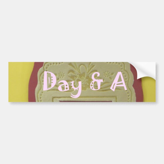 Have a Nice Day & A Better Night Framed Art Print Bumper Sticker (Front)