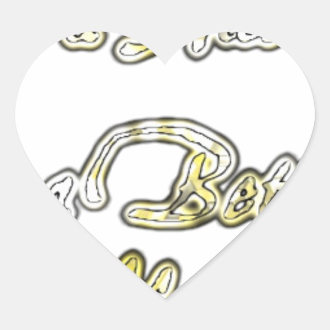 Have a Nice Day & a Better Night Quote Art Print Heart Sticker (Front)