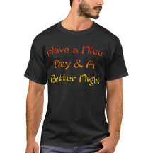 Have a Nice Day & A Better Night Text Art Design