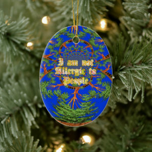 Have a Nice Day African ECO Blue Sky Acacia Tree Ceramic Tree Decoration