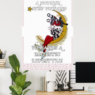 Have a Nice Day and a Better Nigh Wizard Art Quote Poster