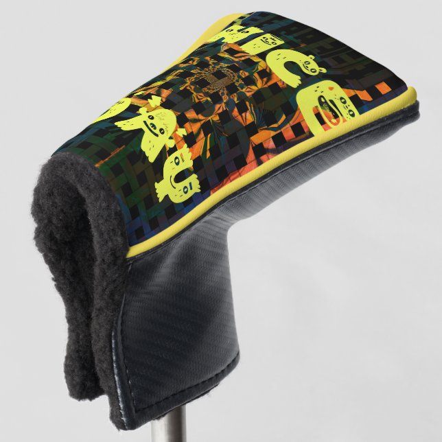 Have a nice day and a better night golf head cover (3/4 Front)