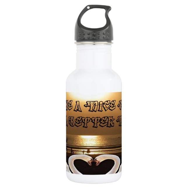 Have A Nice day and a Nice Night.silver 532 Ml Water Bottle (Front)