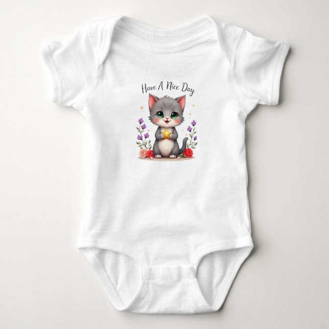 Have A Nice Day Baby Bodysuit (Front)
