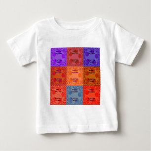 Have a Nice Day & Better Night Pop Art Print Baby T-Shirt