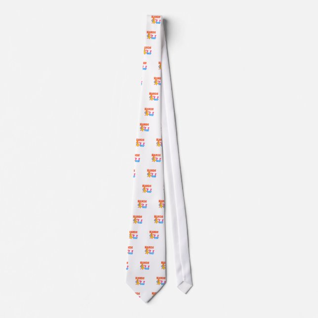 Have a Nice Day Boo! Girly TGIF Thanks God Its Fri Tie (Front)