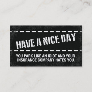 Have A Nice Day! Business Card