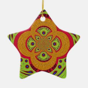 Have a Nice Day Ceramic Tree Decoration