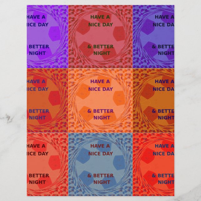 Have a Nice Day colours (Front)