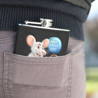 Have A Nice Day Hip Flask