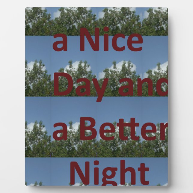 Have a nice day.png plaque (Front)
