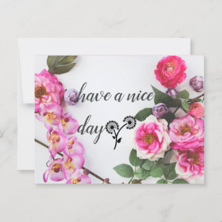 have a nice day post card