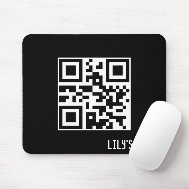 Have A Nice Day QR Code Mouse Mat (With Mouse)