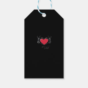 Have A Nice Day! Skeleton Hands With Heart Classic Gift Tags