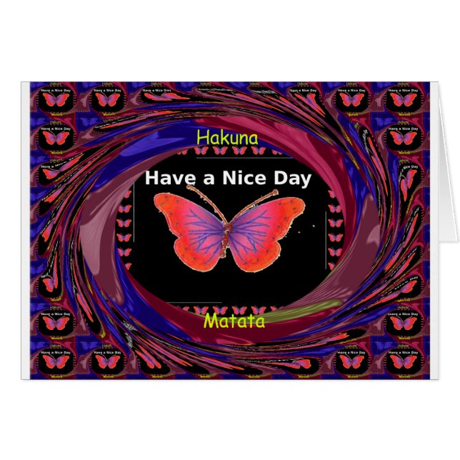 Have a Nice Day With Infinity Butterfly Designs (Front Horizontal)