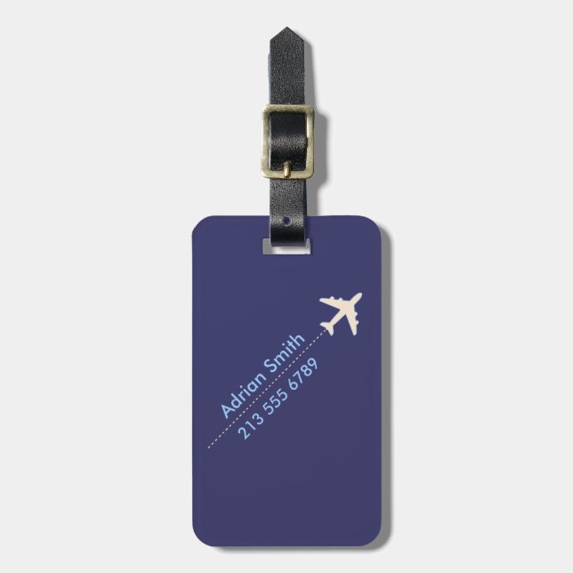 have a nice trip luggage tag (Front Vertical)