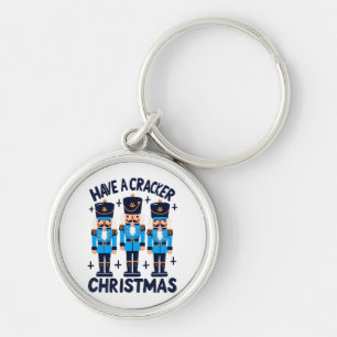 Have a nutcracker christmas key ring