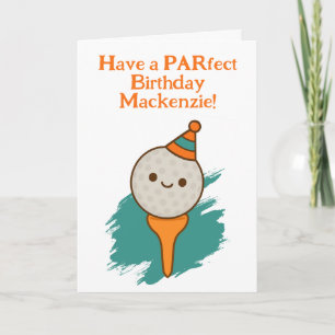 Have a PARfect Birthday Personalised Golf Card