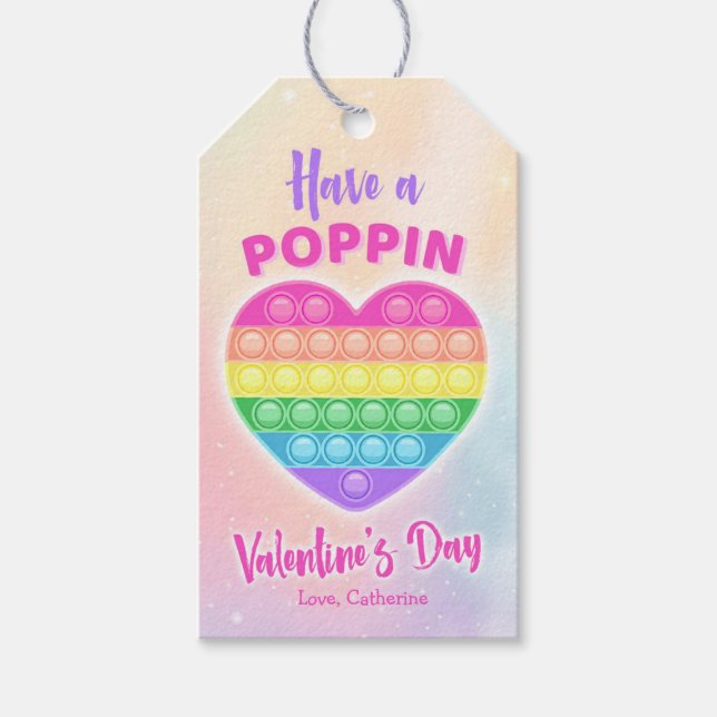 Have a Poppin Valentine Gift Tag (Front)