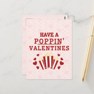 Have a Poppin Valentines Postcard
