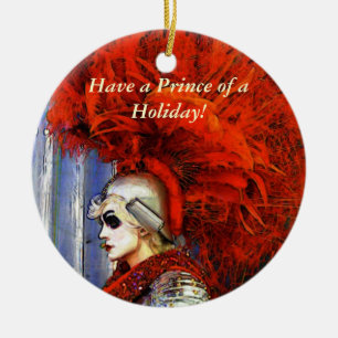 Have a Prince of a Holiday! Ceramic Tree Decoration