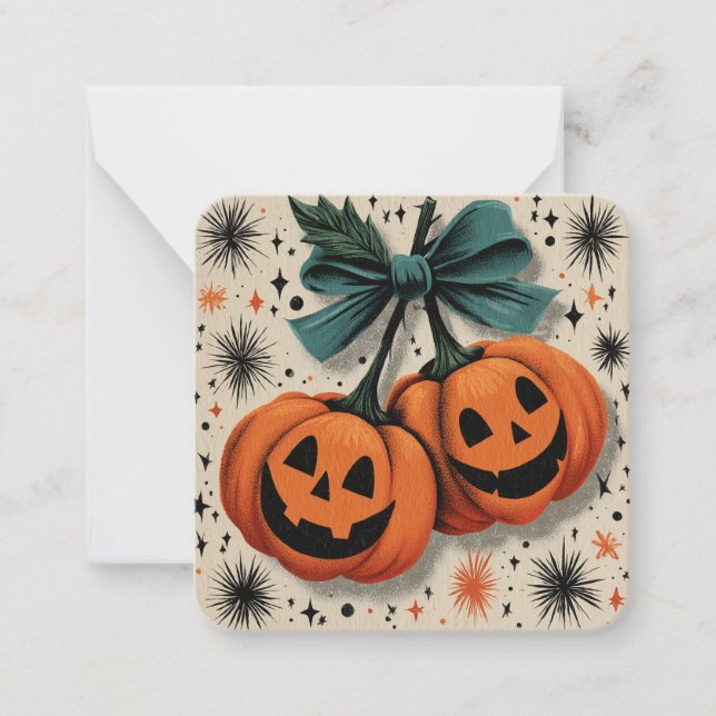 Have a Pumpkin-Perfect Halloween! | Cute Pumpkin Card (Front)