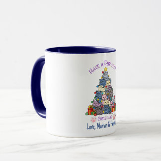 Have a Pur-fect Christmas Cat Lovers Mug