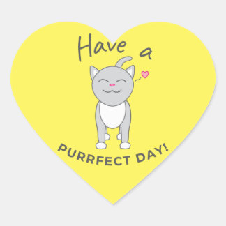 Have a Purrfect Day Sticker