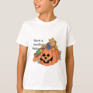 Have a Purrfect Halloween Kids Sweatshirt T-Shirt