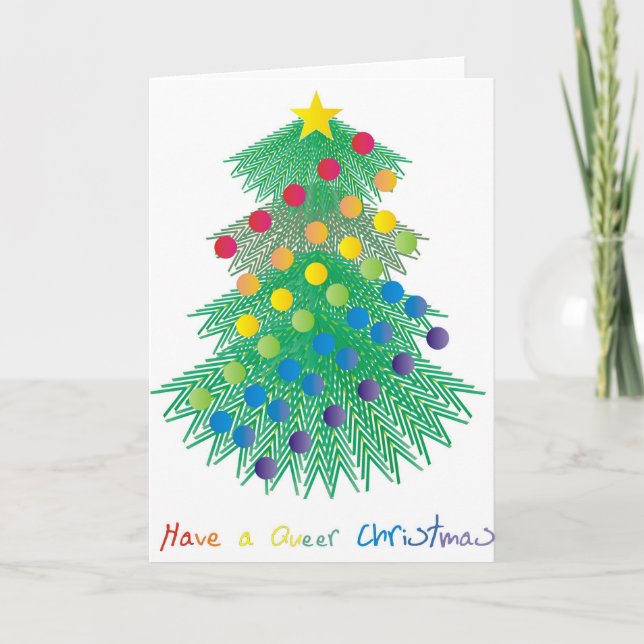 Have a Queer Christmas Holiday Card (Front)