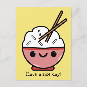 Have A Rice Day Postcard